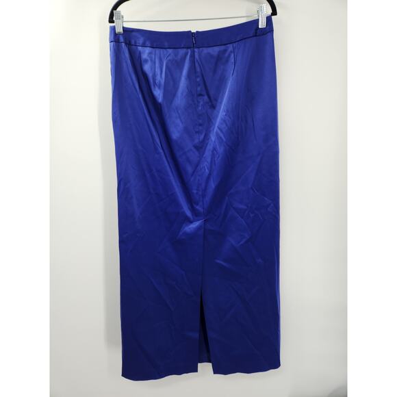 TALBOTS Blue Maxi Skirt Womens Size 10 - Picture 2 of 3